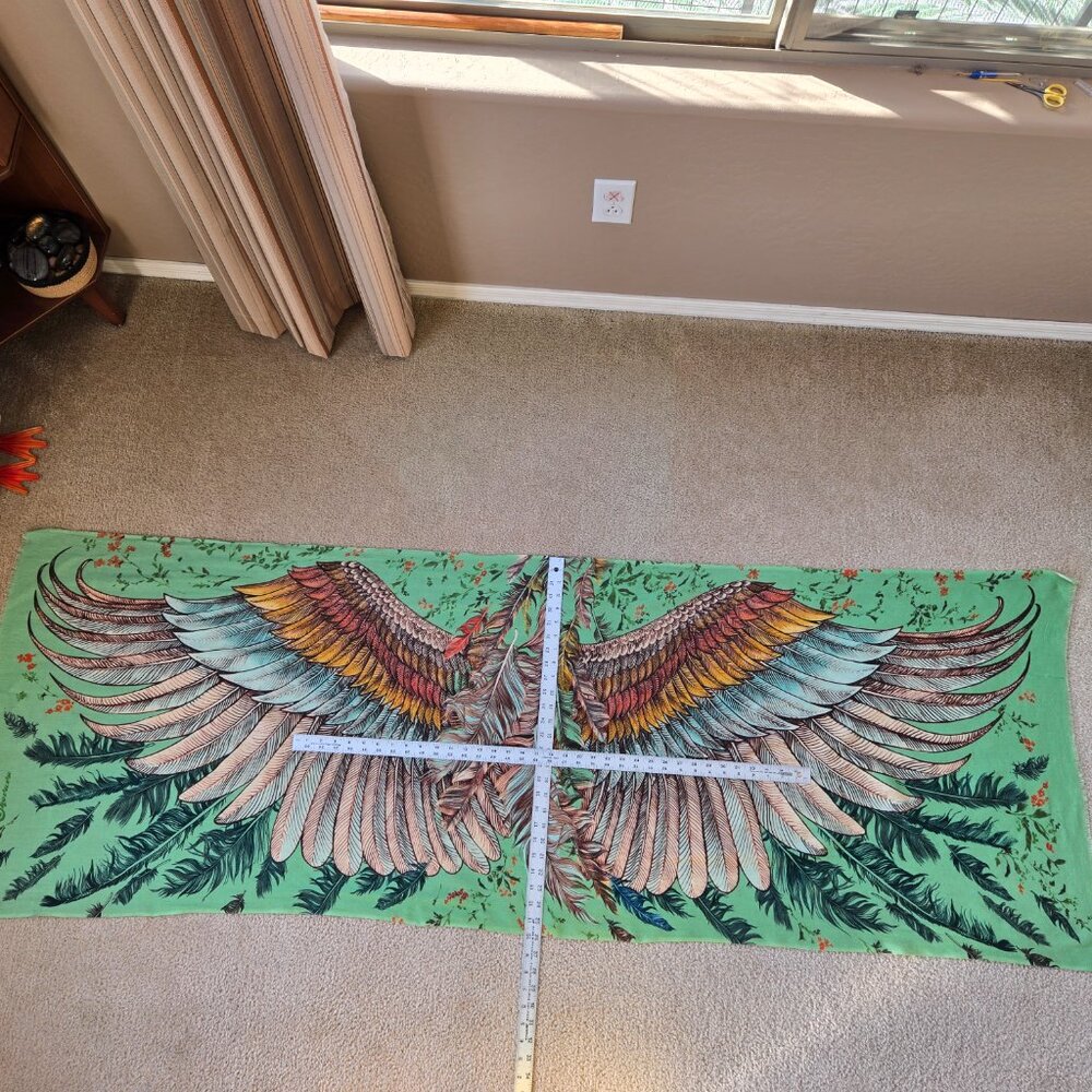 Bird Feathers Angel Wings Lightweight Scarf